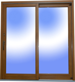 Okno balkonowe przesuwne